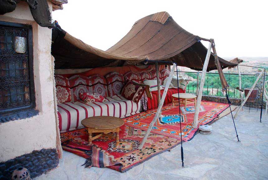 Kasbah Itran, en el valle de las Rosas